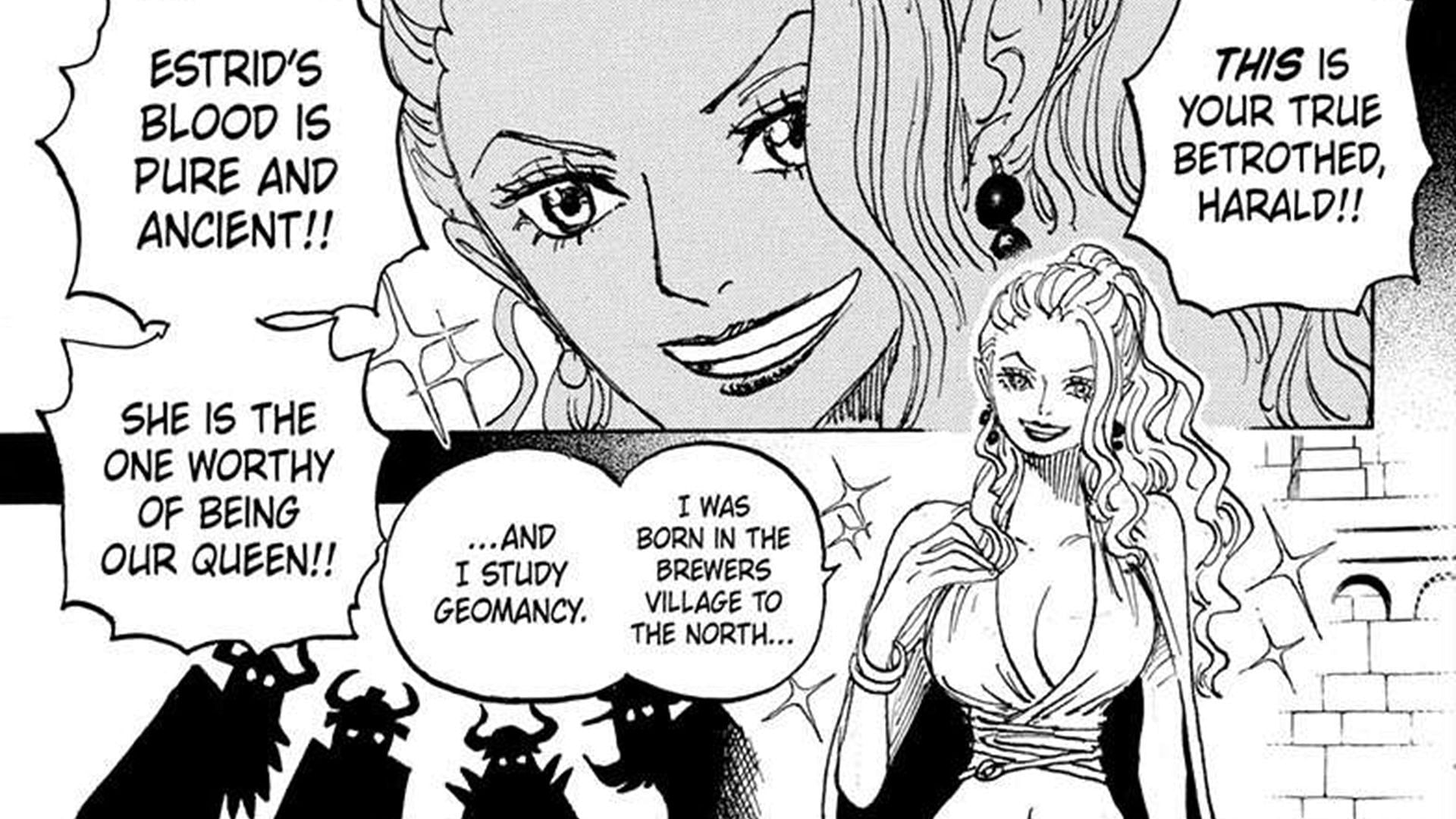 Estrid as seen in the manga (Image via Shueisha)